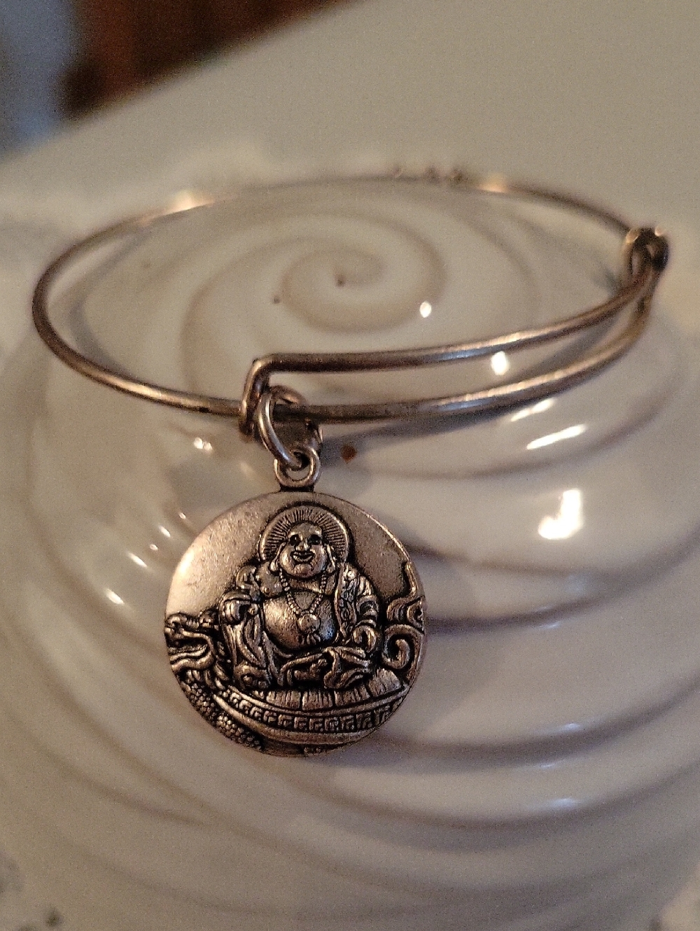 Alex & Ani Laughing Buddha Bracelet